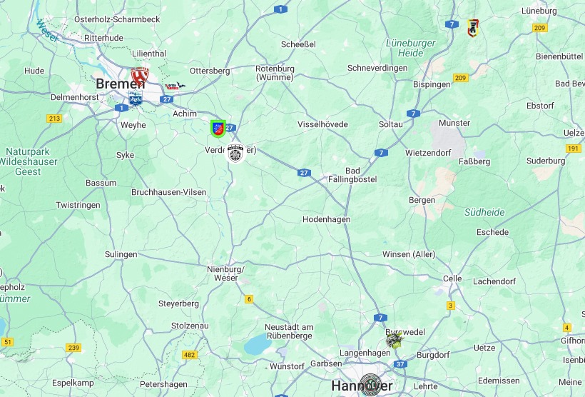 TSG  - mJC - Spielorte